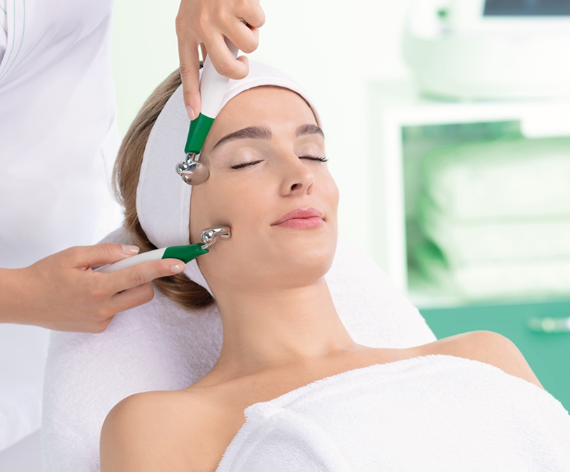 Woman having a beauty lift